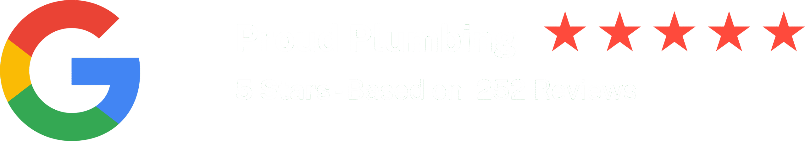Proud Plumbing Google Review