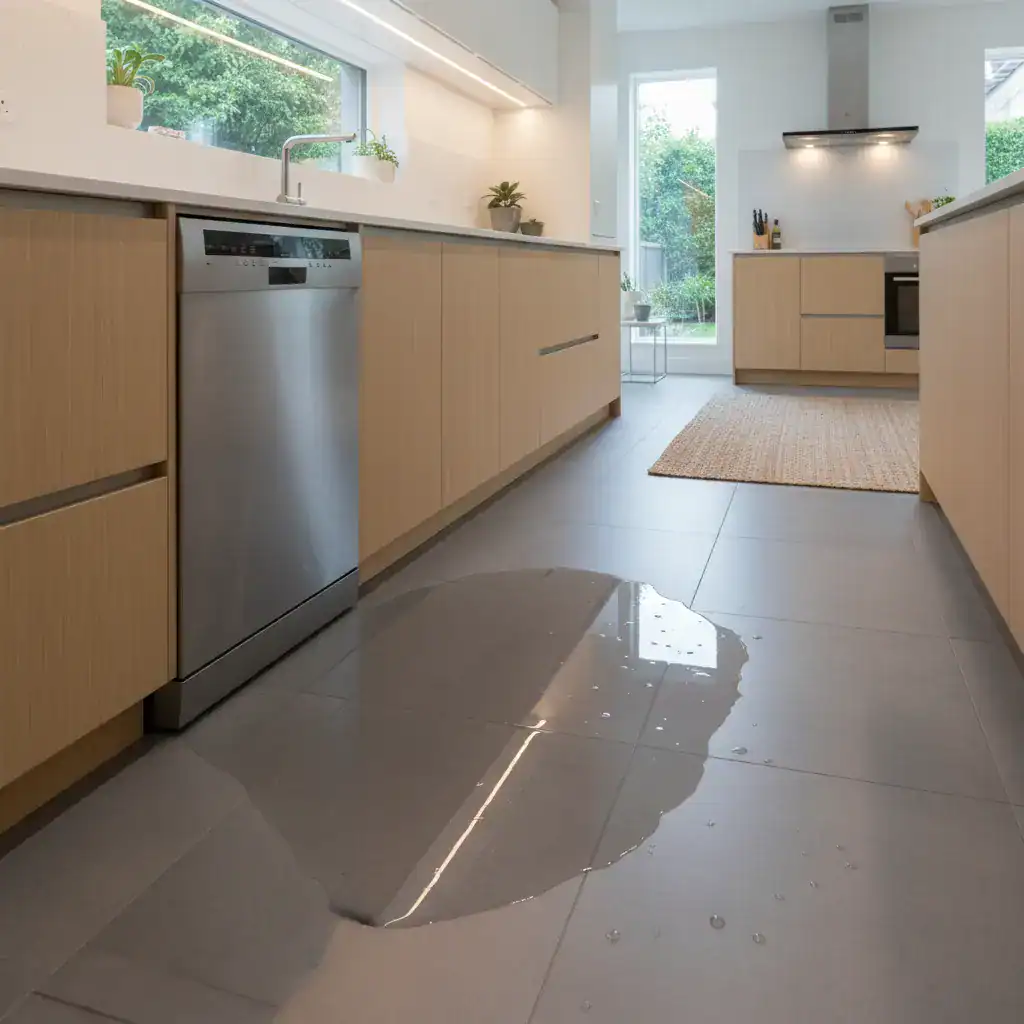 what causes a dishwasher to leak
